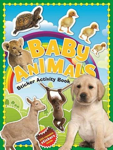 STICKER BOOK BABY ANIMALS