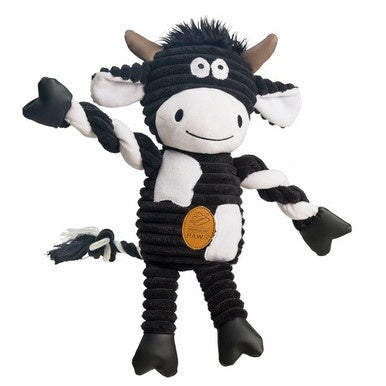 HOUSE OF PAWS COW JUMBO CORD PLUSH TOY 38CM