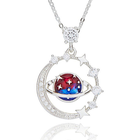 349424 CELESTIAL VIBRANT PLANET SP NECKLACE