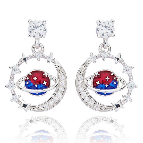 349439 CELESTIAL VIBRANT PLANET SP EARRINGS