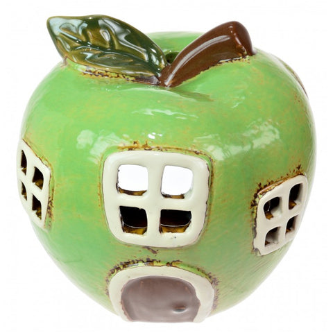 5778 CERAMIC APPLE TEALIGHT HOUSE