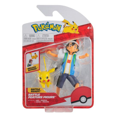 BATTLE FIGURE ASH & PIKACHU