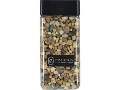 DECO STONES SMALL JAR BROWN MIX