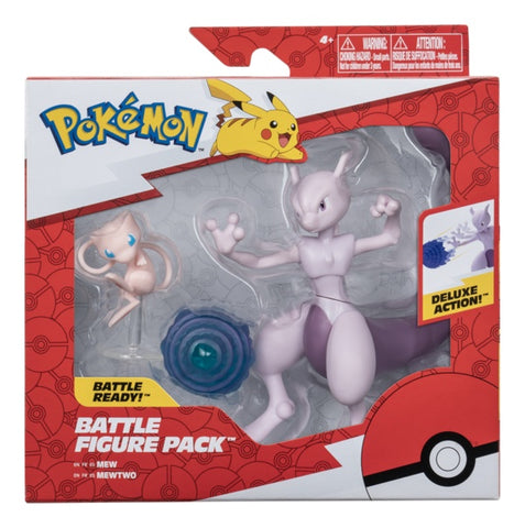 POKEMON FIGURE 2 PACK -MEWTWO AND MEW