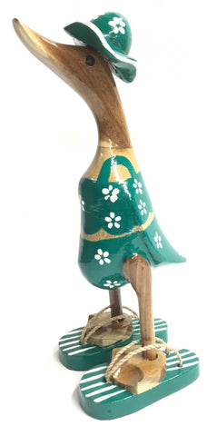 TEAL BONNET DUCK 25CMS