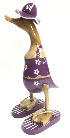 PURPLE BONNET DUCK 25CMS