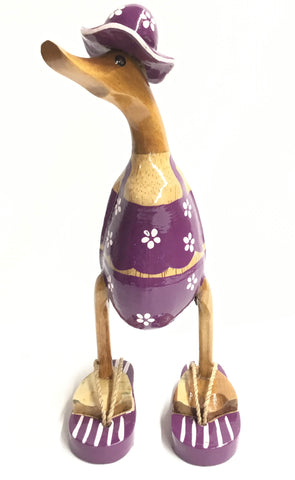 PURPLE BONNET DUCK 25CMS