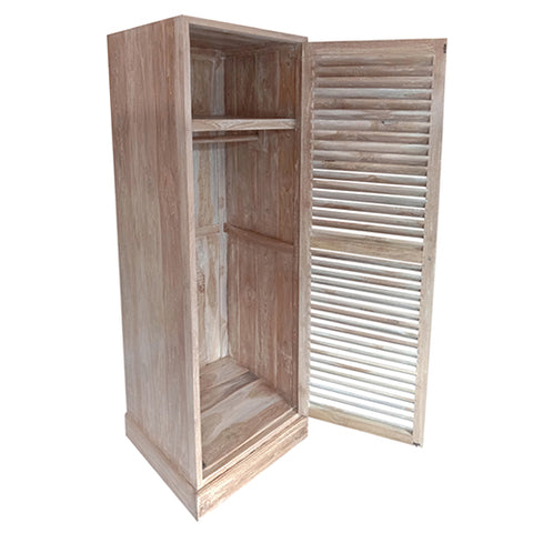 RWW WARDROBE LOUVRE DOOR SINGLE