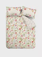 ELLA POPPY CREAM DOUBLE QUILT SET