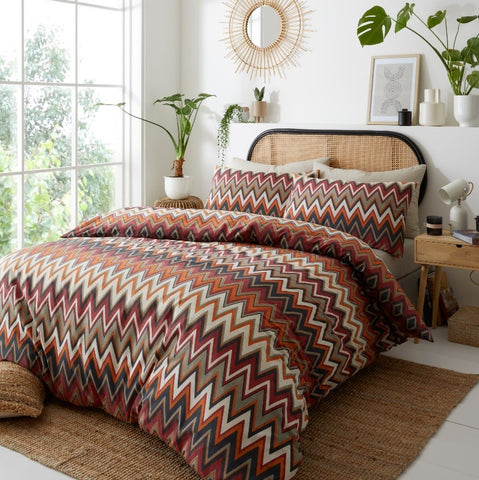 TYLER TERRACOTTA SUPER KING QUILT SET