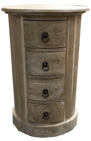 RWW CYLINDER 60CM 4 DRAWER