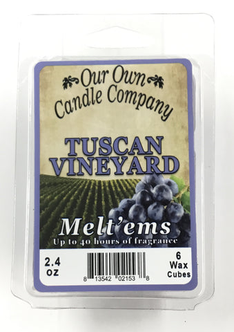 WAX MELTS TUSCAN VINEYARD