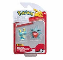 POKEMON BATTLE FIGURES FROAKE AND GIBLE