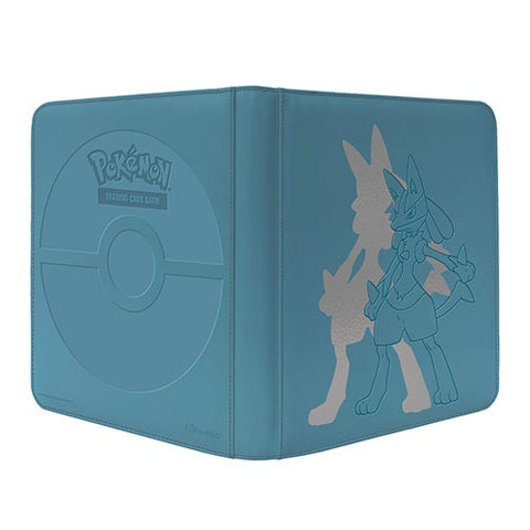 12 POCKET ZIPPERED PRO BINDER - POKEMON ELITE SERIES LUCARIO