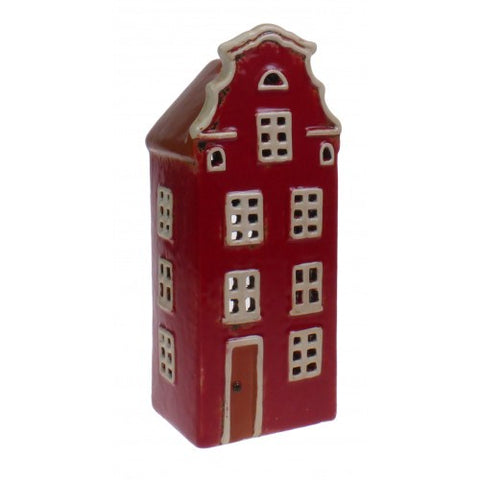 RED DUTCH TEALIGHT HOUSE