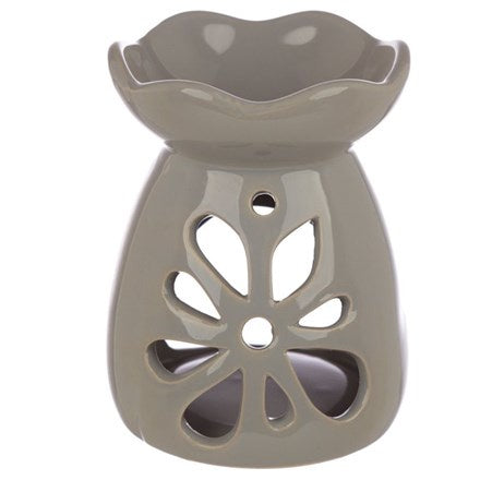 CERAMIC  FLOWER CUT OUT BURNER GREY